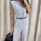Lisa - Elegante Set met effen overhemd en broek