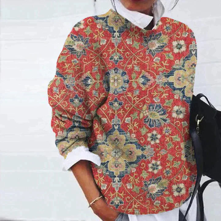 Veala | Stijlvolle Print Trui voor Vrouwenmode Statement 2024