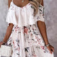 Luna - Off-Shoulder Bloemenprint Mini Jurk