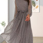 Elegante jurk met stippen