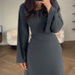 Jasmine | Elegante Jurk Met Lange Mouwen