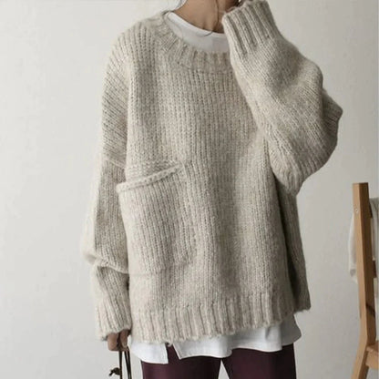 Fima | Comfy oversized trui met zak