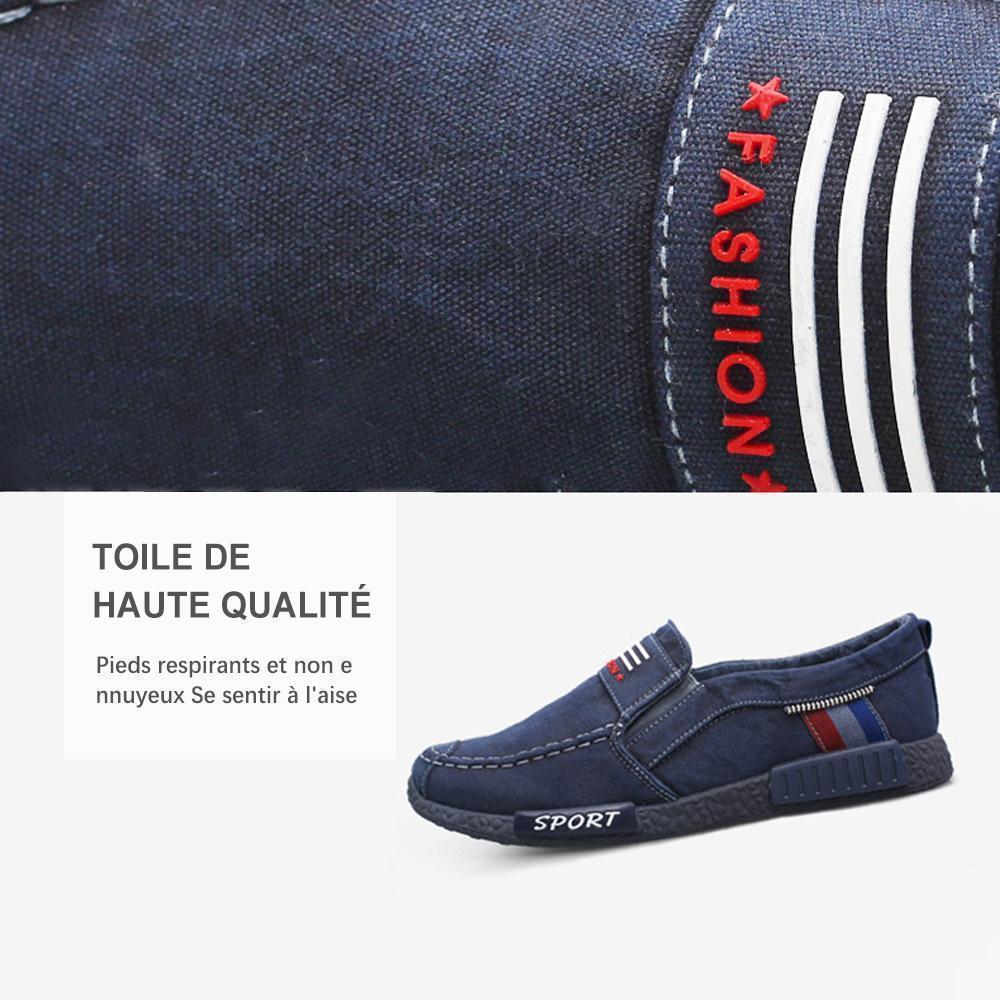 Cripes Chaussures de toile décontractées à fond souple