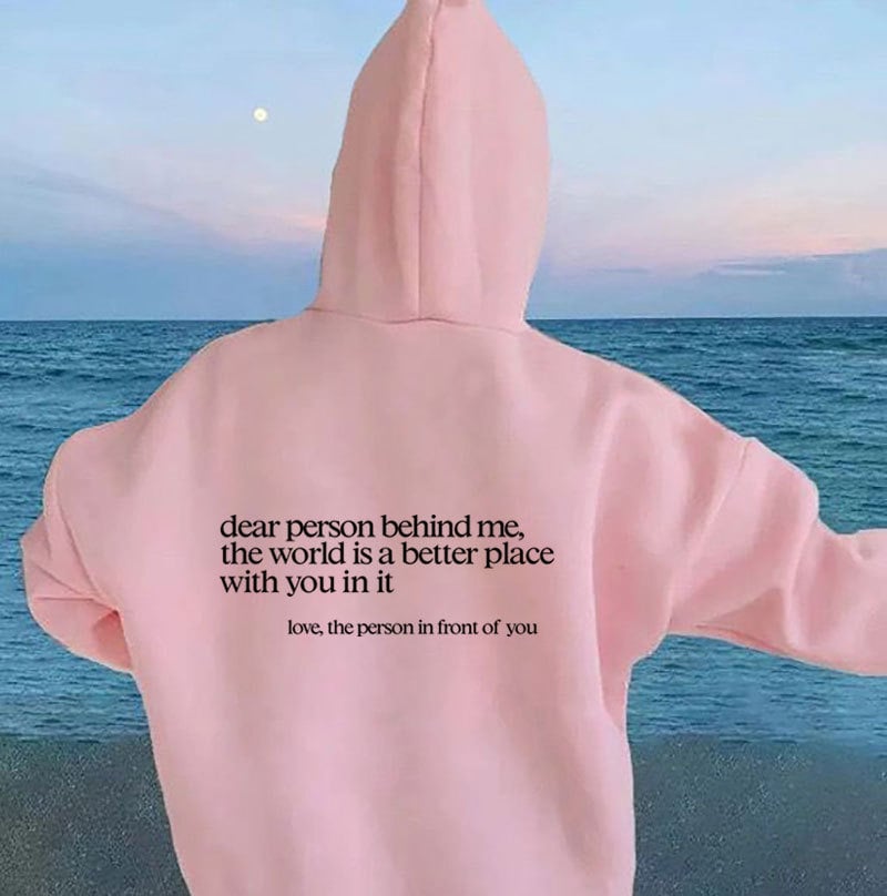 Dear Person Behind Me' Sweatshirt(Achetez 2 obtenez la livraison gratuite)