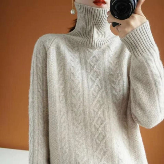 CRIPES - Gestrickter Rollkragenpullover aus Kaschmir