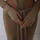 Elisa | Comfy V Hals Lange Mouwen Jurk