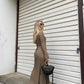 Ophelia | Elegante maxi jurk met vollemouwen