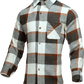 Victor – Veste Décontractée à Manches Longues avec motif à Carreaux Tendance pour Homme