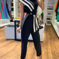 Yenthe | Comfy Jumpsuit met decoratieve sjaal