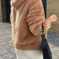 Fluffy fleece vest