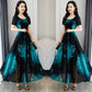 Robe en soie Ice imprimée pour femme