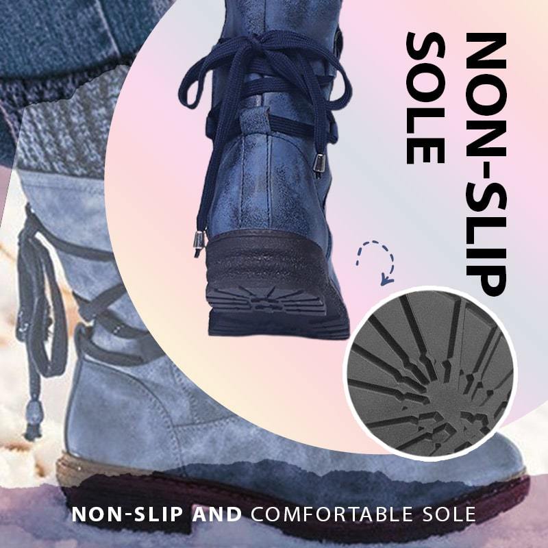 Bottes Chaudes Orthopédiques à Pieds Larges Pour Femmes, Automne Et Hiver ✨Livraison Gratuite✨