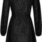 Mini-robe de soirée ample Cripes