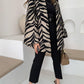 Elegante jas met zebraprint