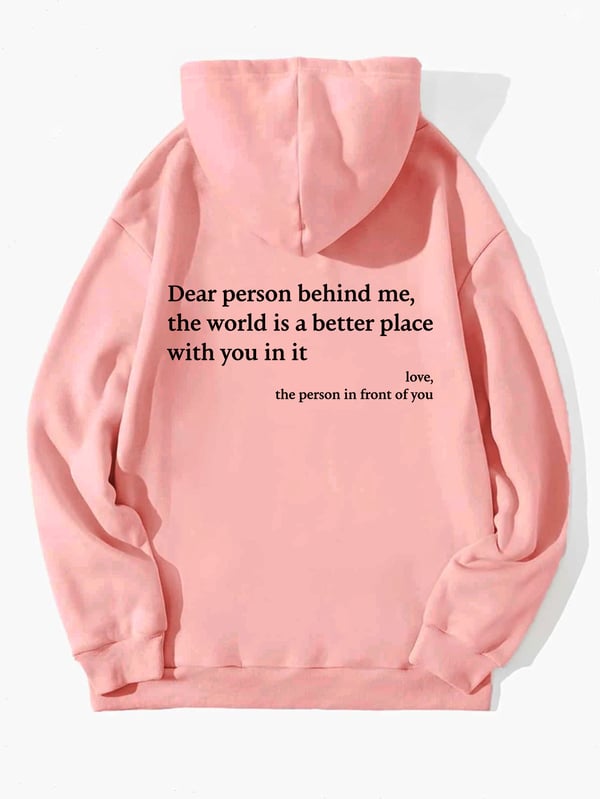 Dear Person Behind Me' Sweatshirt(Achetez 2 obtenez la livraison gratuite)