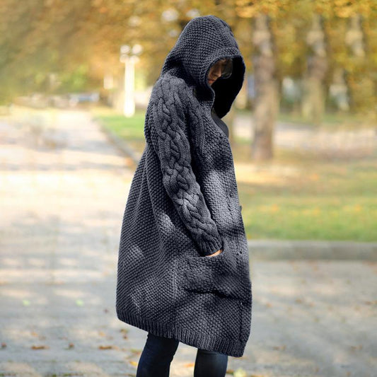 CRIPES - Strickjacke mit Kapuze