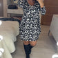 Herfst Jurk met luipaardprint
