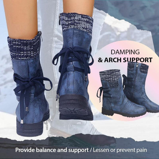 Bottes Chaudes Orthopédiques à Pieds Larges Pour Femmes, Automne Et Hiver ✨Livraison Gratuite✨