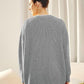 Lichte cardigan met V-hals en knoopjes