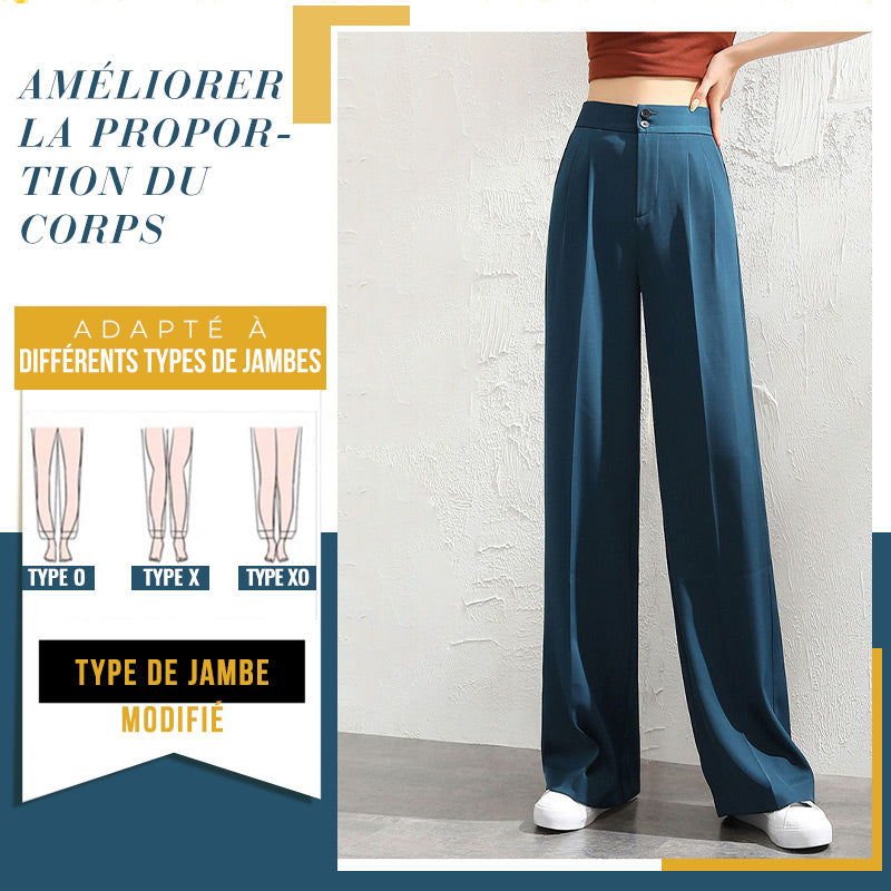 Cripes Pantalon large décontracté pour femmes