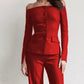 Malene - Elegante Button Up overhemd en broek set