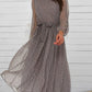 Elegante jurk met stippen