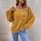 Nouveau pull polyvalent à col rond