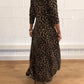 Elegante maxi jurk met lange mouwen