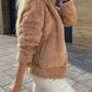 Fluffy fleece vest