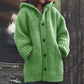 Veala | Warm oversized wintervest met capuchon