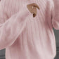 Cripes Pull en tricot doux de couleur unie