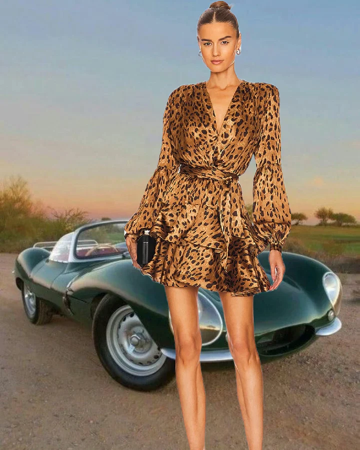 Jennifer | JURK MET LEOPARDPRINT VOOR EEN NACHTCLUBUITSTRALING