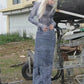 Maci | PRINT MESH MAXI JURKEN MET LANGE MOUWEN