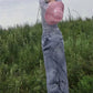 Maci | PRINT MESH MAXI JURKEN MET LANGE MOUWEN