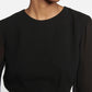 Rosemary | ES JURK MET OPEN RUG, HOGE TAILLE EN VETERDETAILS - MINI-JURK