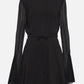 Rosemary | ES JURK MET OPEN RUG, HOGE TAILLE EN VETERDETAILS - MINI-JURK