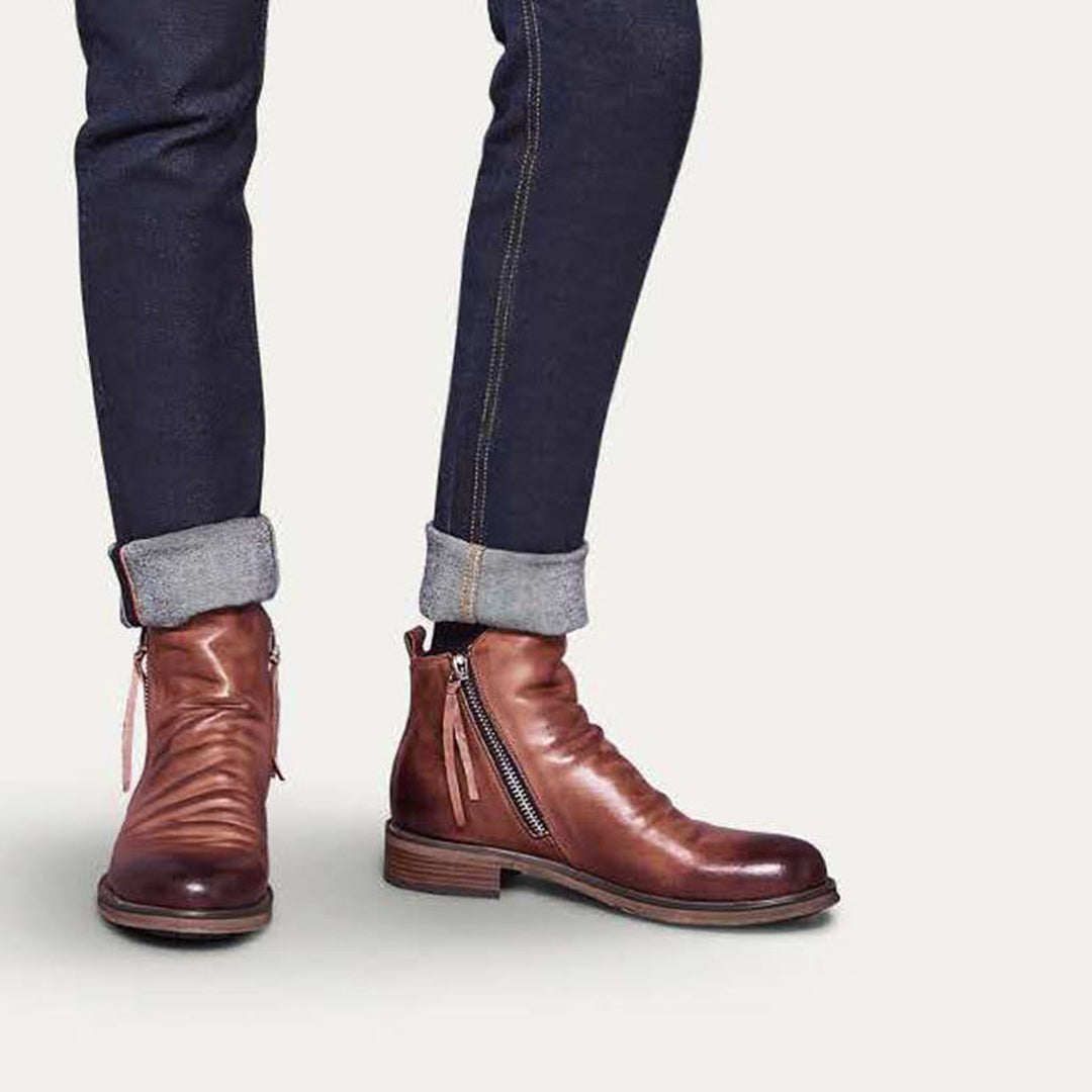 Veala | Trendy Enkelhoge Boots voor Mannen met Klasse