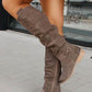 SHANNA - ÉLÉGANTES BOTTES HAUTES EN DAIM