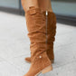 SHANNA - ÉLÉGANTES BOTTES HAUTES EN DAIM
