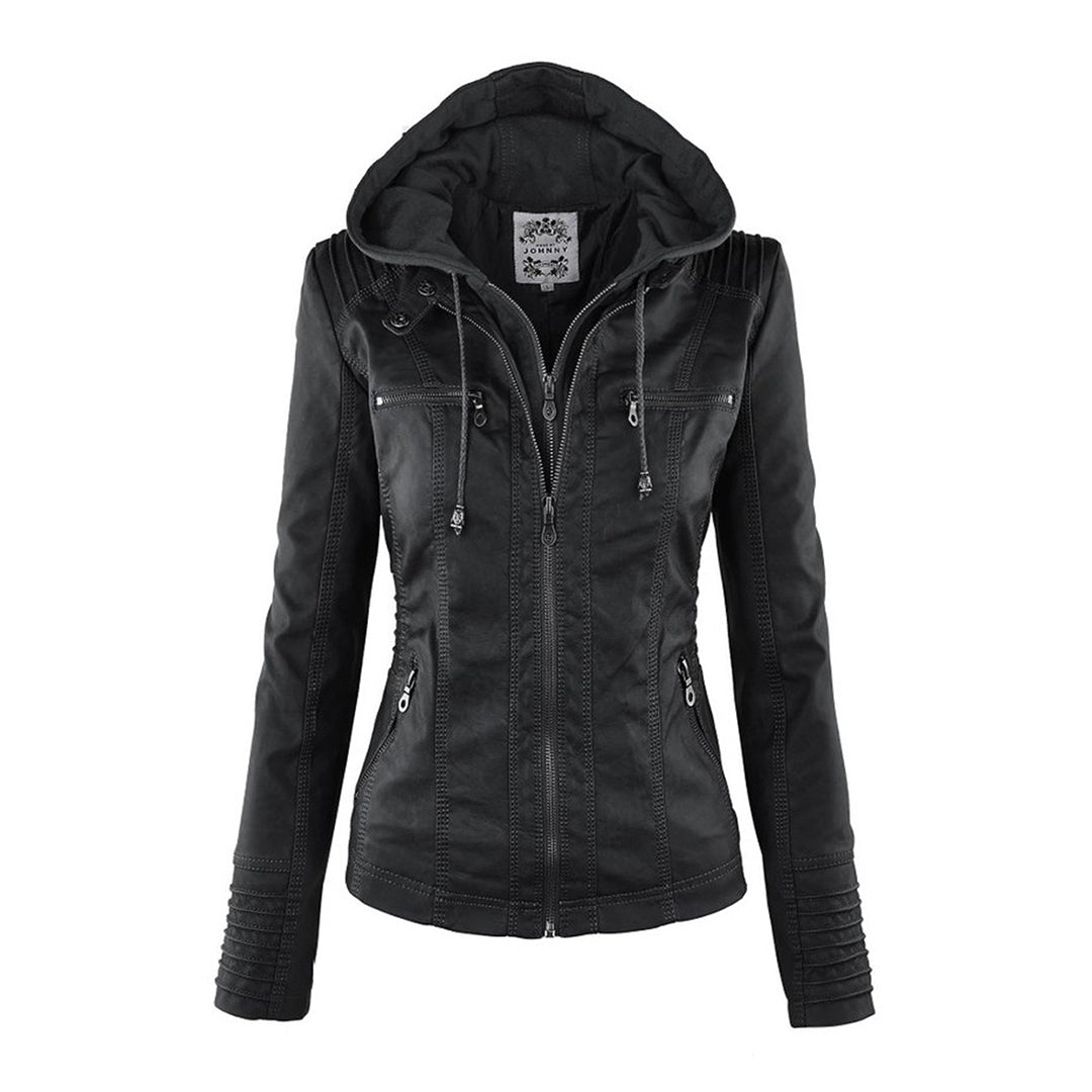 Tara's - Veste en Faux cuir pour Femme