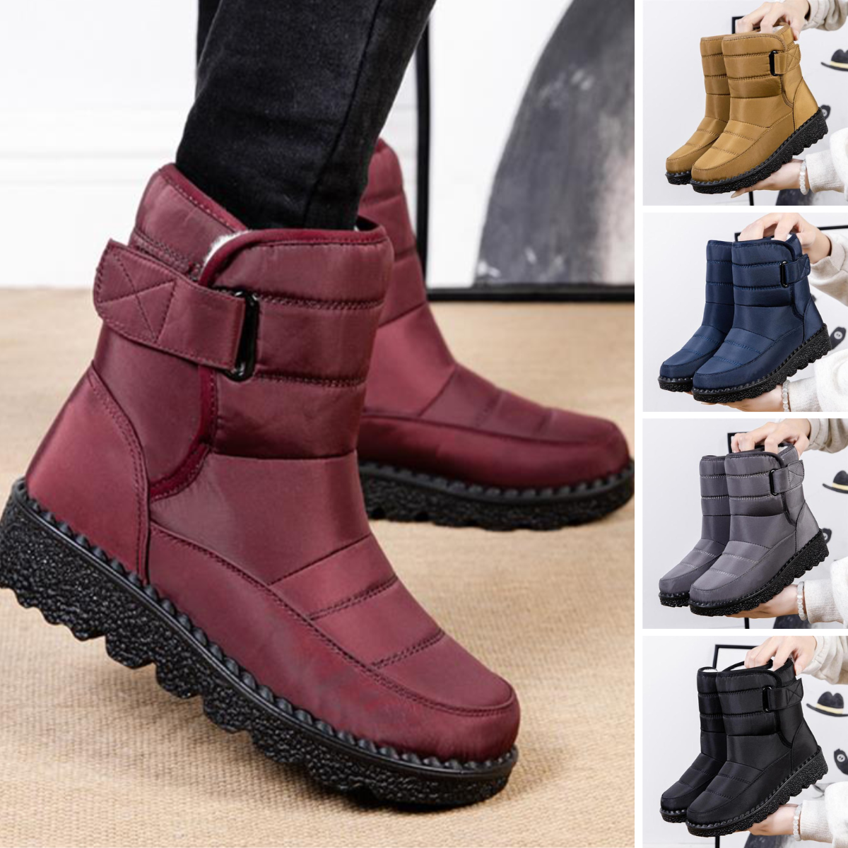 Cripes - Les nouvelles bottes en coton antidérapantes, imperméables et rembourrées