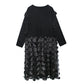 Raina |  Around Me mesh midi-jurk