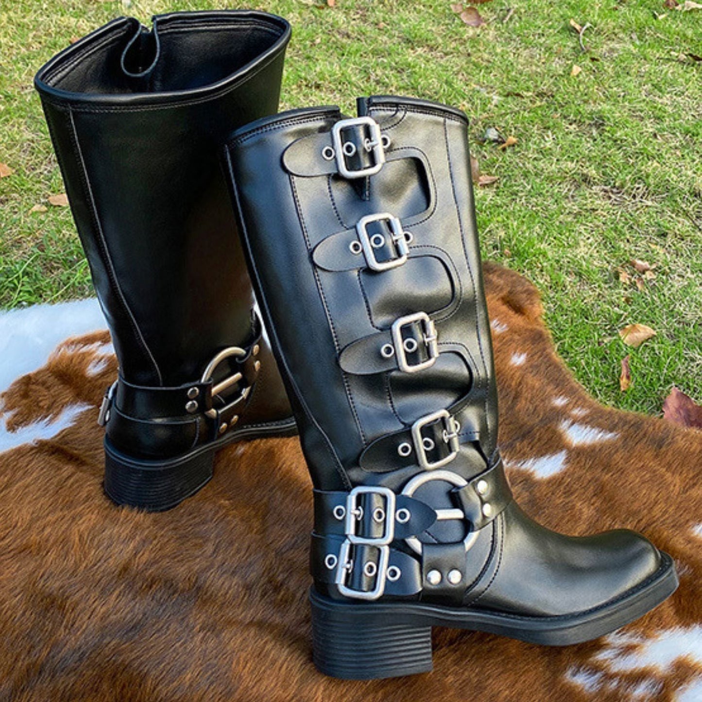 CHRISTIANE - BOTTES HAUTES EN CUIR