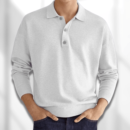 Veala | Luxe Polo Sweater voor Modebewuste Mannen 2024