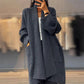 CRIPES - Unifarbene verdickte Strickjacke