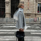Grace | Comfy Sjaal jas met vollemouwen