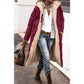 Cripes Manteau long confortable pour femme