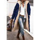 Cripes Manteau long confortable pour femme