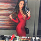 Lilah | Touch My Heart bandage midi-jurk