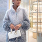 VogueDazzle™ - Dames Casual trui met pailletten en V-hals